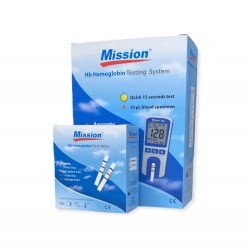 Acon Mission Hemoglobin Ölçüm Seti ( 1 Adet Cihaz + 1 Kutu Strip )