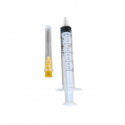 Aşı enjektörü turuncu uçlu 2 ml.  50 Adetlik