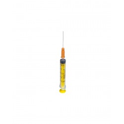 Aşı enjektörü turuncu uçlu 2 ml.  50 Adetlik